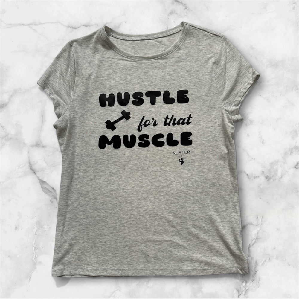 Women’s Gray Graphic T-Shirt New with tags, Large fitted.